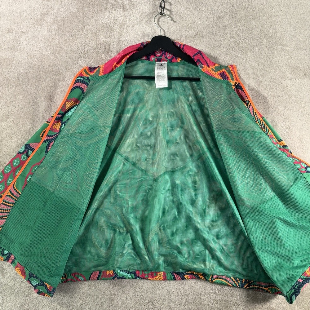 Adidas x Farm Rio Track Jacket Womens 3X Floral Multicolor Trefoil Zip - Picture 8 of 15